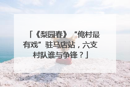 《梨园春》“俺村最有戏”驻马店站，六支村队谁与争锋？