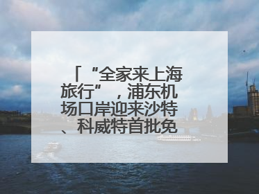 “全家来上海旅行”，浦东机场口岸迎来沙特、科威特首批免签入境旅客