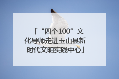 “四个100”文化导师走进玉山县新时代文明实践中心