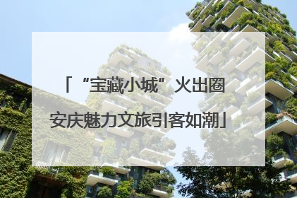 “宝藏小城”火出圈 安庆魅力文旅引客如潮