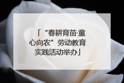 “春耕育苗·童心向农”劳动教育实践活动举办