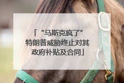 “马斯克疯了” 特朗普威胁终止对其政府补贴及合同