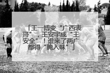 王一博变“广西表哥”，王安宇成“王安全”！谁来了两广都得“腌入味”