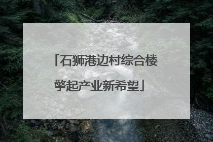 石狮港边村综合楼擎起产业新希望