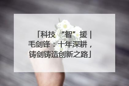 科技 “智”援｜毛剑锋：十年深耕，铸剑铸造创新之路