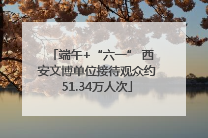端午+“六一” 西安文博单位接待观众约51.34万人次