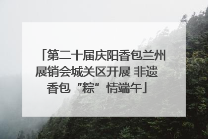 第二十届庆阳香包兰州展销会城关区开展 非遗香包“粽”情端午