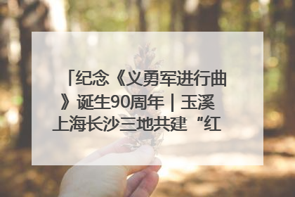 纪念《义勇军进行曲》诞生90周年｜玉溪上海长沙三地共建“红色思政教育共同体”
