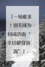 一场难求！羽毛球为何成济南“全民健身顶流”