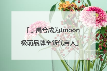 丁禹兮成为Jmoon极萌品牌全新代言人