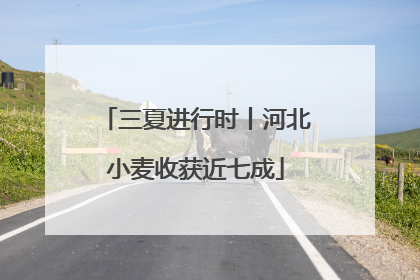 三夏进行时丨河北小麦收获近七成