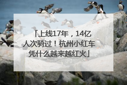 上线17年，14亿人次骑过！杭州小红车凭什么越来越红火