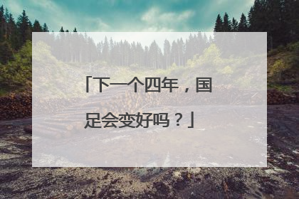 下一个四年，国足会变好吗？