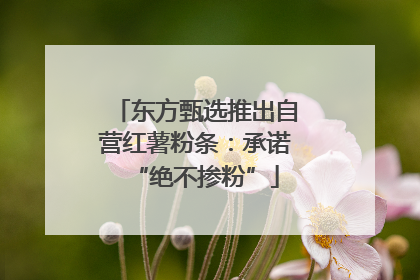 东方甄选推出自营红薯粉条：承诺“绝不掺粉”