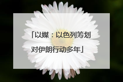 以媒：以色列筹划对伊朗行动多年