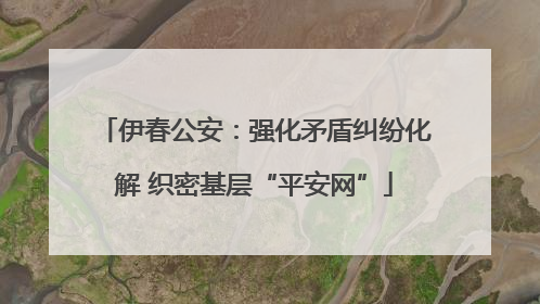 伊春公安：强化矛盾纠纷化解 织密基层“平安网”
