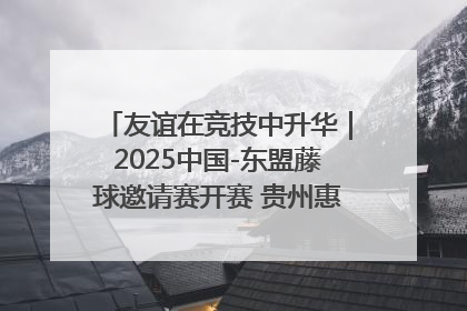 友谊在竞技中升华｜2025中国-东盟藤球邀请赛开赛 贵州惠水燃动“空中芭蕾”