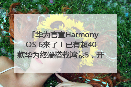 华为官宣HarmonyOS 6来了！已有超40款华为终端搭载鸿蒙5，开发者突破800万