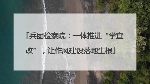 兵团检察院：一体推进“学查改”，让作风建设落地生根