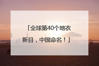 全球第40个地衣新目，中国命名！