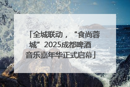 全城联动，“食尚蓉城”2025成都啤酒音乐嘉年华正式启幕
