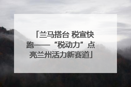 兰马搭台 税宣快跑——“税动力”点亮兰州活力新赛道