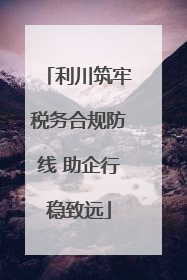 利川筑牢税务合规防线 助企行稳致远