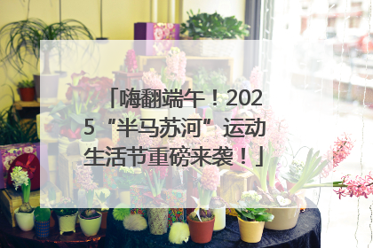 嗨翻端午！2025“半马苏河”运动生活节重磅来袭！