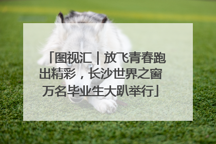 图视汇｜放飞青春跑出精彩，长沙世界之窗万名毕业生大趴举行