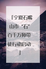 宁夏石嘴山市“石”百千万师带徒行动启动