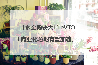 多企揽获大单 eVTOL商业化落地有望加速