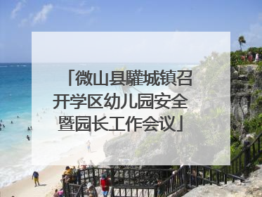 微山县驩城镇召开学区幼儿园安全暨园长工作会议