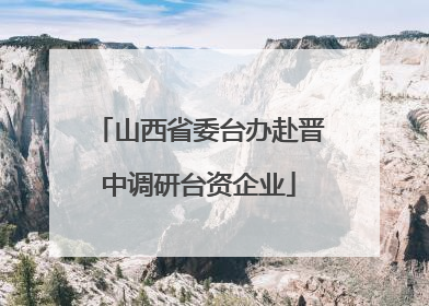 山西省委台办赴晋中调研台资企业