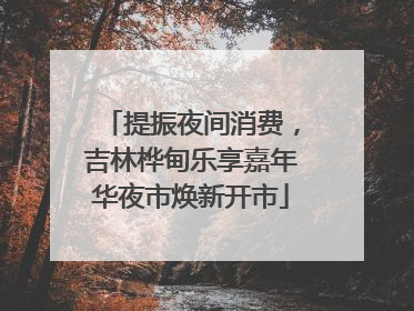 提振夜间消费，吉林桦甸乐享嘉年华夜市焕新开市