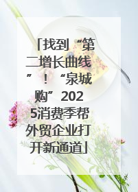 找到“第二增长曲线”！“泉城购”2025消费季帮外贸企业打开新通道