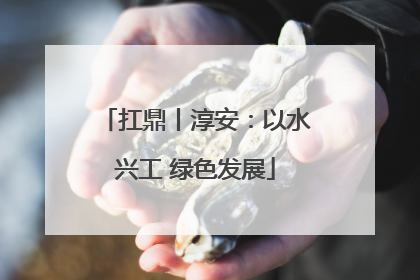 扛鼎丨淳安：以水兴工 绿色发展