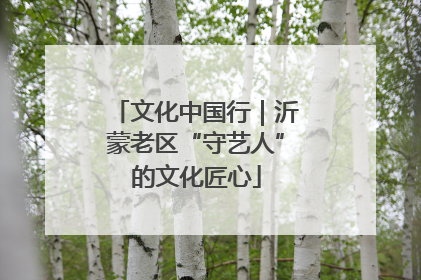 文化中国行｜沂蒙老区“守艺人”的文化匠心
