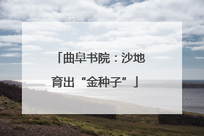 曲阜书院：沙地育出“金种子”