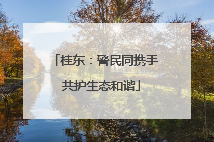 桂东：警民同携手 共护生态和谐