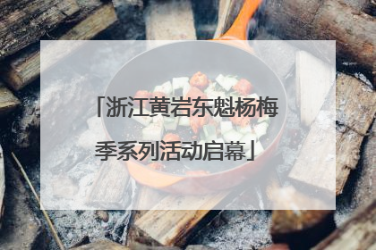 浙江黄岩东魁杨梅季系列活动启幕