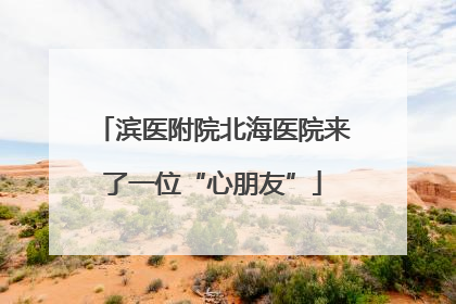 滨医附院北海医院来了一位“心朋友”