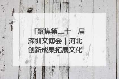 聚焦第二十一届深圳文博会｜河北创新成果拓展文化产业“朋友圈”