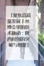 聚焦高质量发展丨丝博会里的技术脉动：陕西科创的突破与想象