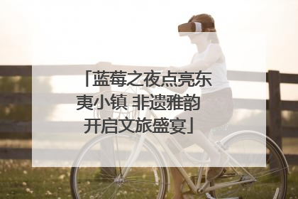 蓝莓之夜点亮东夷小镇 非遗雅韵开启文旅盛宴