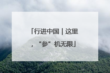 行进中国｜这里，“参”机无限