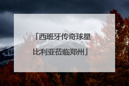 西班牙传奇球星 比利亚莅临郑州