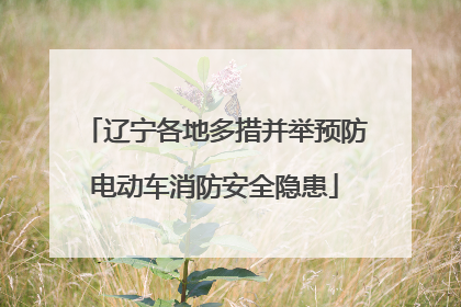 辽宁各地多措并举预防电动车消防安全隐患