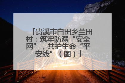 贵溪市白田乡兰田村：筑牢防溺“安全网”，共护生命“平安线”（图）