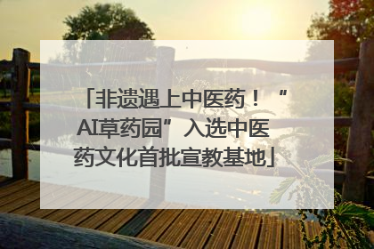 非遗遇上中医药！“AI草药园”入选中医药文化首批宣教基地