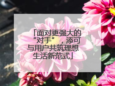 面对更强大的“对手”，添可与用户共筑理想生活新范式